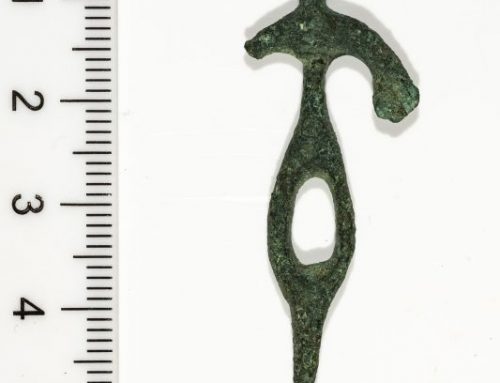 19-1237, Bronzetto votivo antropomorfo, V secolo a. C.